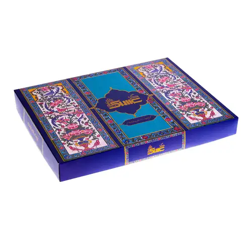 گز لقمه 28٪ مخلوط(پسته و بادام)(450 گرم)